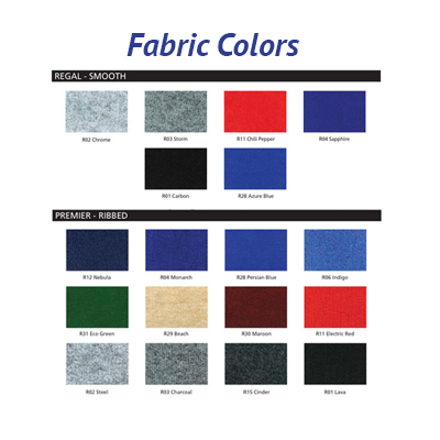 Fabric Color Charts
