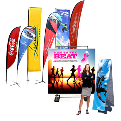 Outdoor Sign Stands