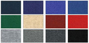 Display fabric color charts - ribbed