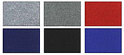 Display fabric color charts - smooth